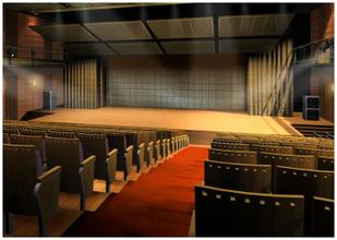 南开少年宫选用北京欧氏舞动系列青灰色舞台专用地板